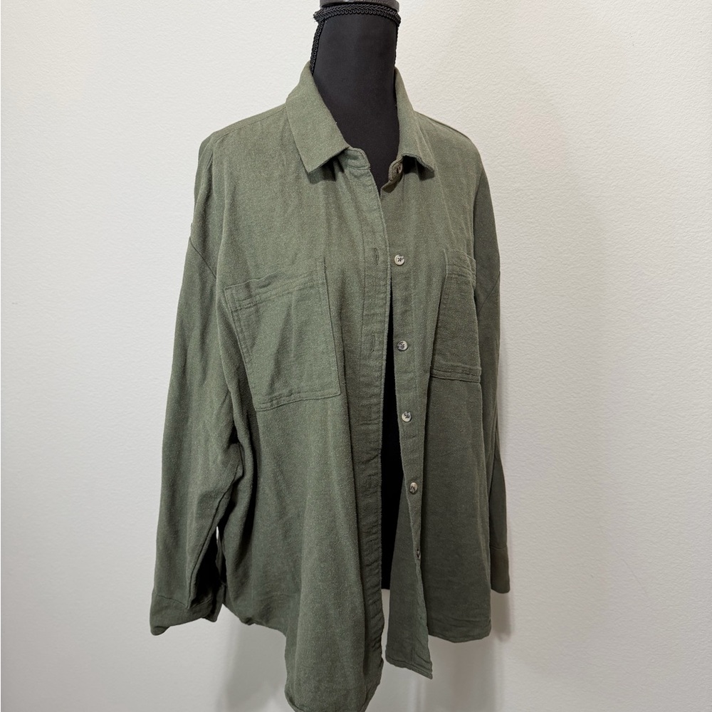Old Navy Olive Green Shirt